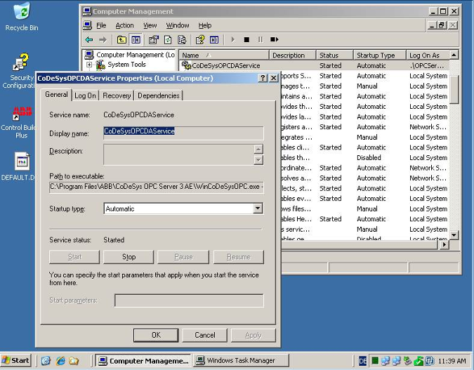 Complete the Service Configuration